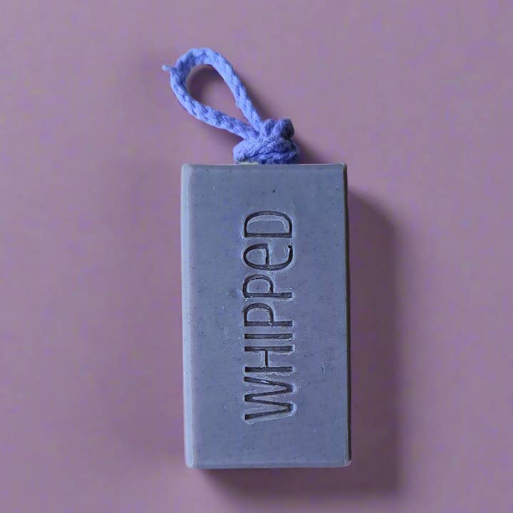Lavender & Mint Soap On A Rope for wholesale by Whipped Bath Co.