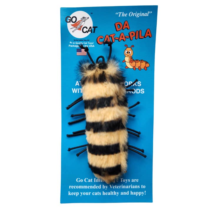 Vai Gato Brinquedo de Gato Lagarta-Pila por atacado de Elite Pet Distributors