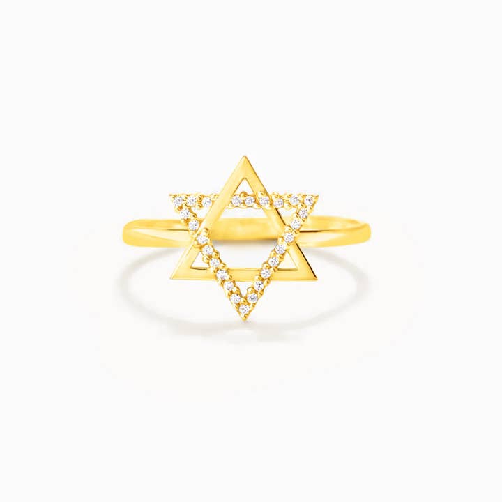 Dainty Star Of David Stacking Ring in 925 Sterling Silver for wholesale by Perimade & Co. LLC