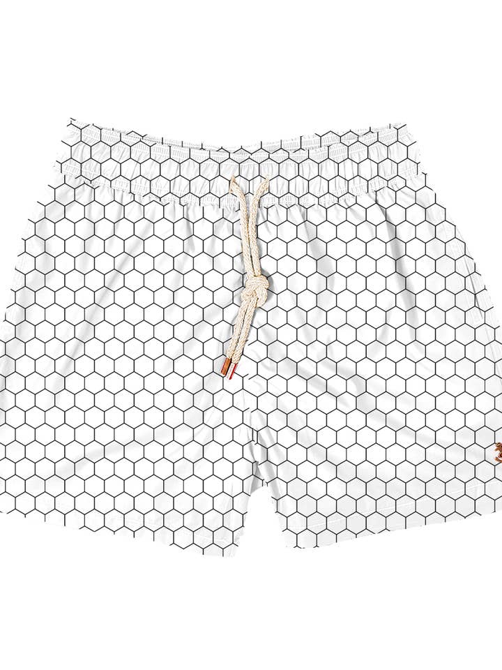 Honeycomb Swim Short for wholesale by Retromarine