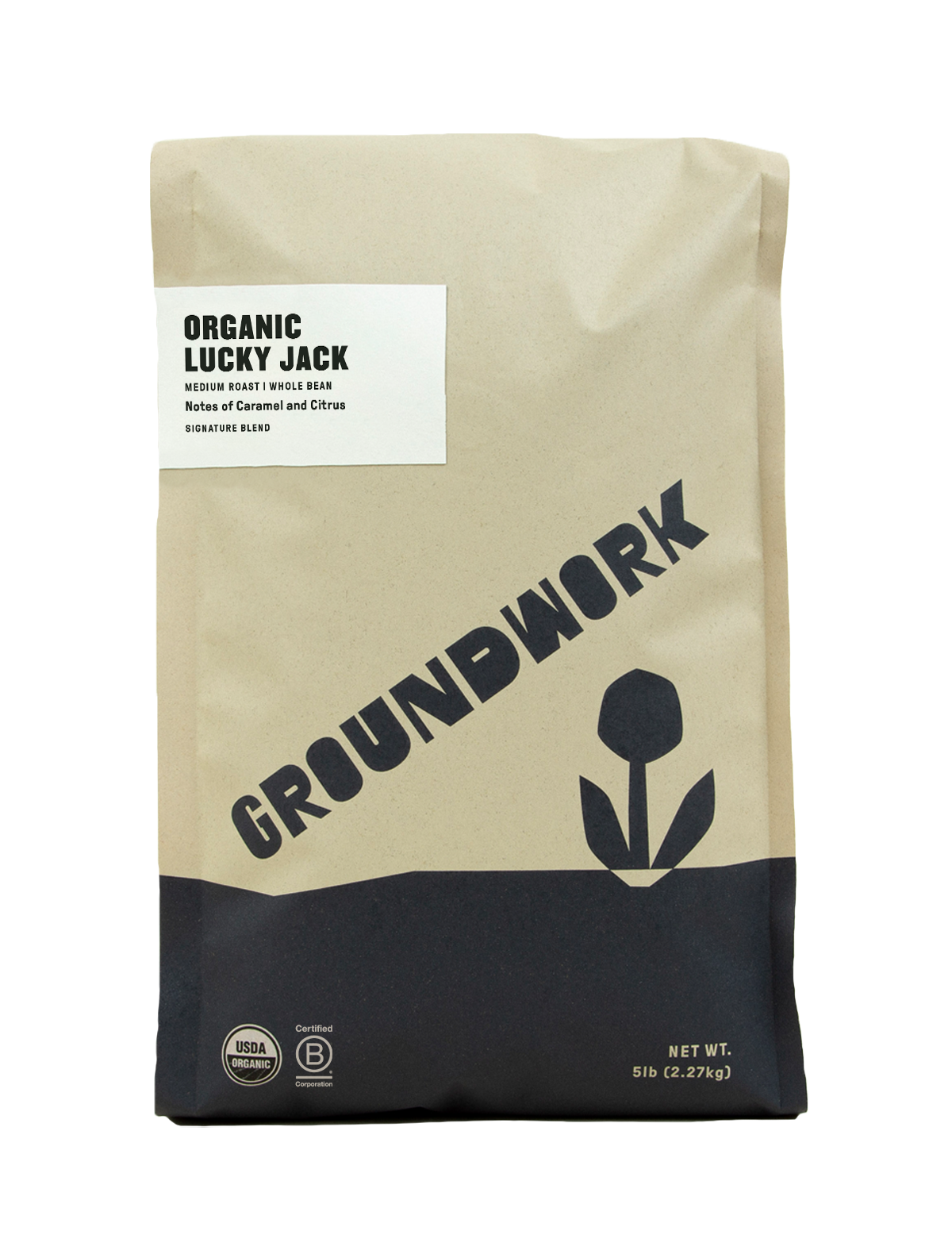 Groundwork Coffee Roasters - Wholesale Ground Coffee - Lucky Jack - Organic Medium Roast3