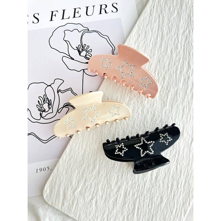 Assorted Star Pattern Clips - BERO for wholesale on Faire