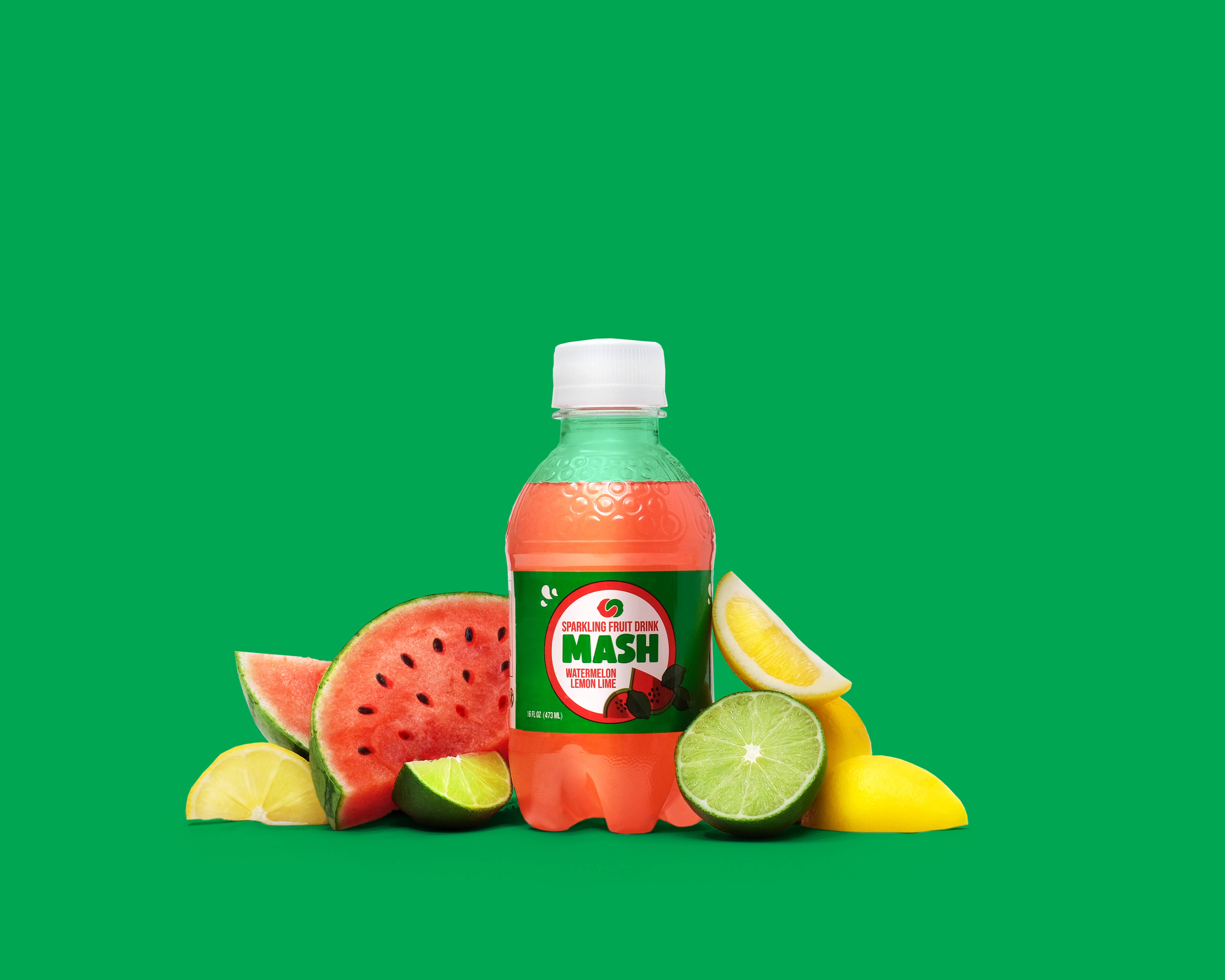 Boylan Bottling Company - Wholesale Sparkling Water - Watermelon Lemon Lime - MASH 16oz 1