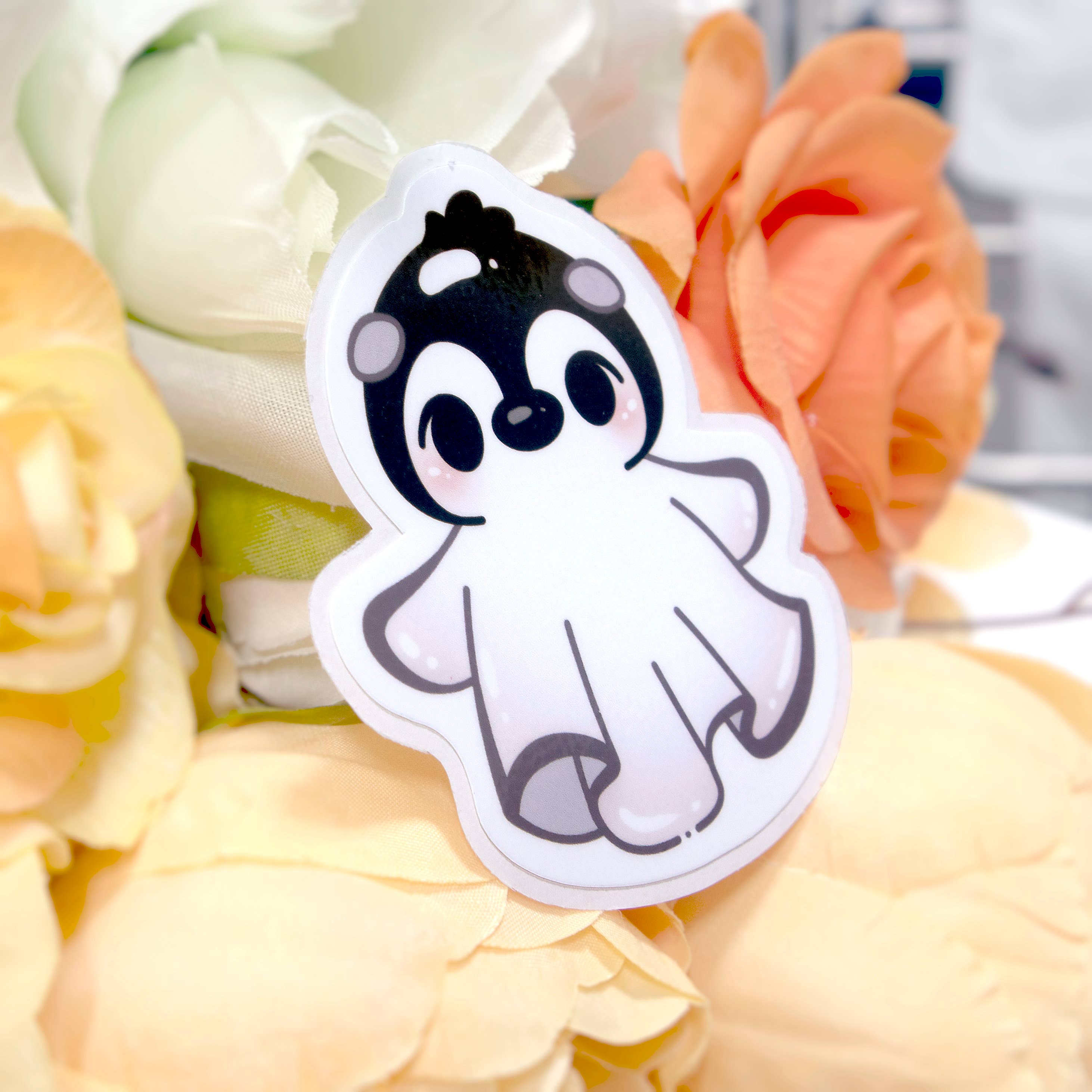 BeeluArt – Engroshandel Klistermærke – Halloween Ghost pingvin søde Kawaii Sticker Pack 2.5"2