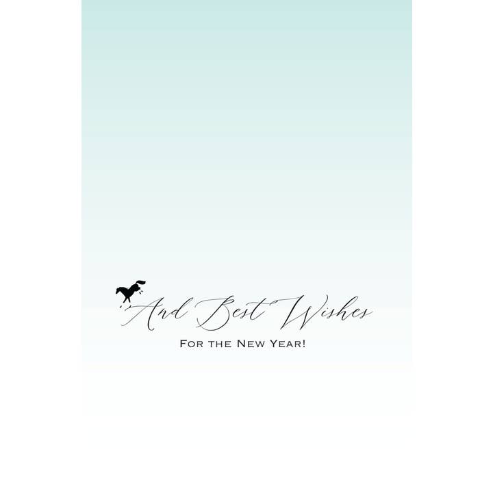 Horse Hollow Press - Wholesale Christmas Card - Horse Christmas Card / Canter Jump / Holiday Greeting Card