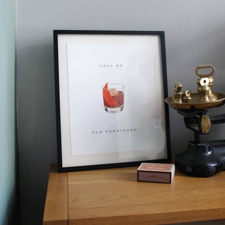”Call Me Old Fashioned” -tryck för wholesale av Alex Hinton Design