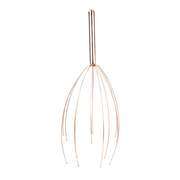 Kikkerland Design Inc - Wholesale Head Scratcher/Massager - Copper Head Massager1