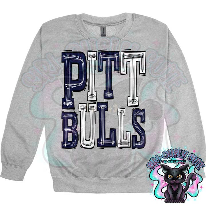 Sporty Pittbulls - Navy Blue White for wholesale by Siri-Ously Cute