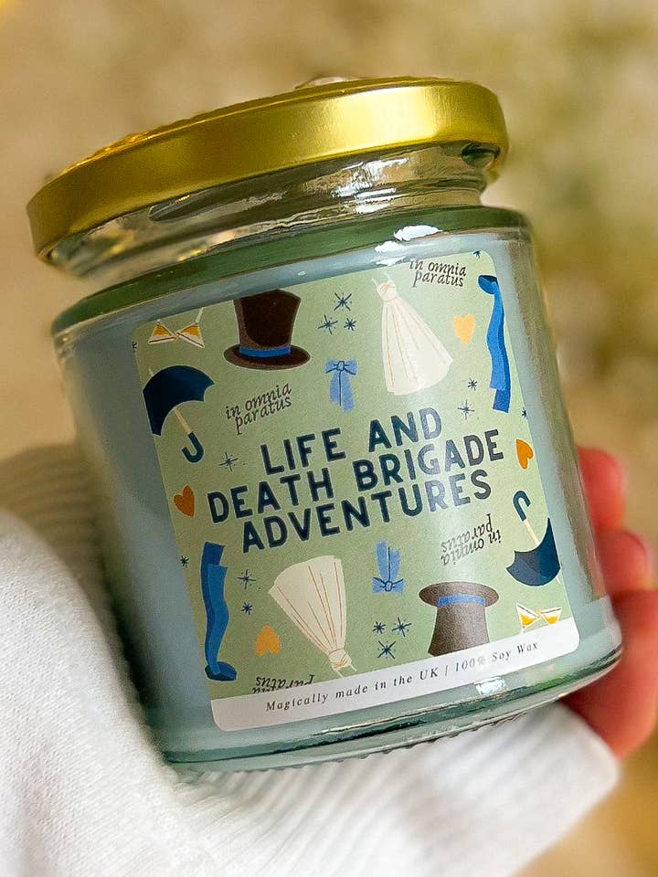 Life and Death Brigade Gilmore Inspired Candle for wholesale by Walts Waxes