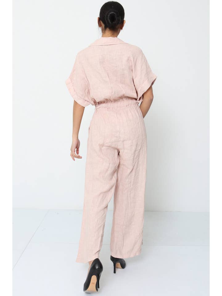 LÉA & LUC - Vendita all'ingrosso Tuta intera - Donna - Combinazione in 100% lino RIF.2190210