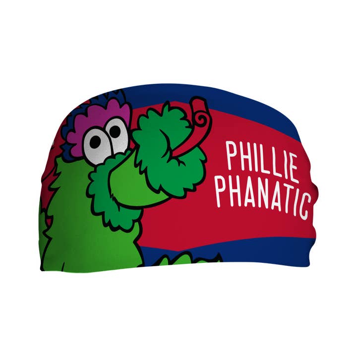 Multi Phillies Cooling Headband: Mascot Nameplate for wholesale on Faire