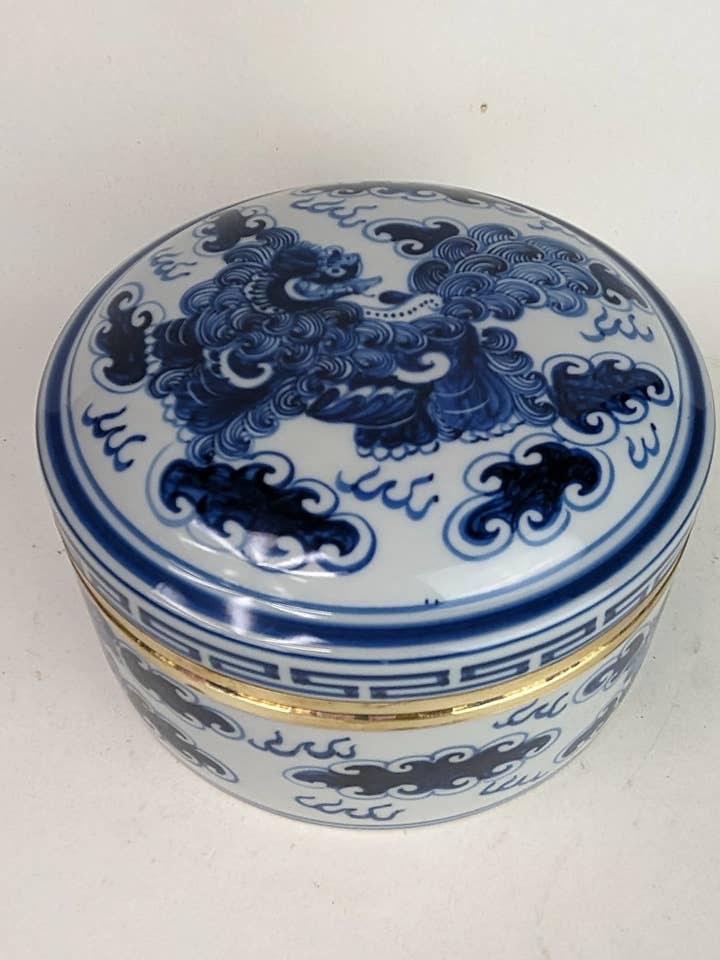 Batik House Foo Dog Trinket Box for wholesale by The Batik House