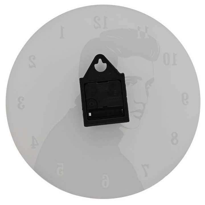 WIDDOP and Co. US - Wholesale Wall clock - Hometime Iconic Collection Glass Wall Clock 30cm The King Of Rock & Roll1