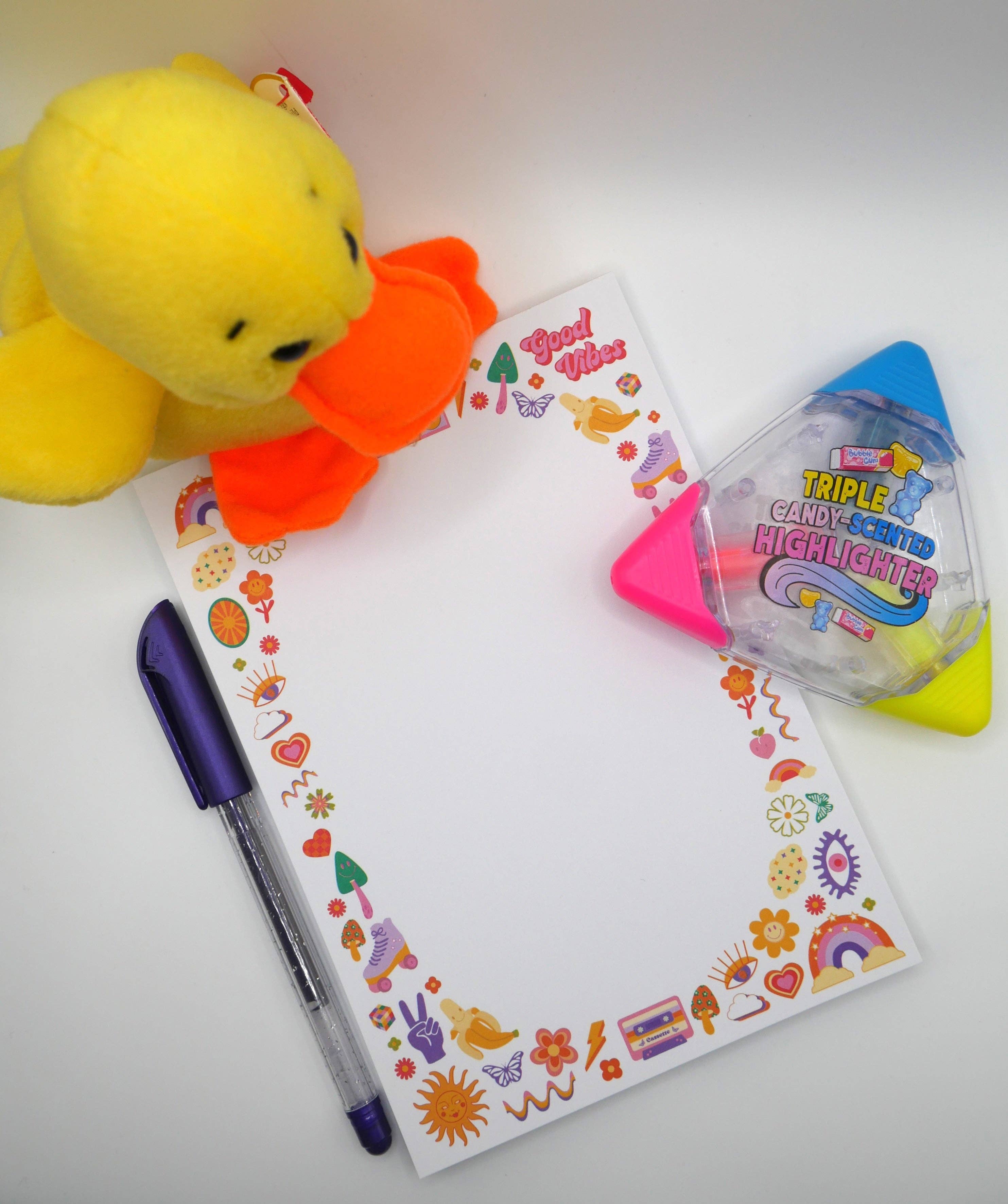 Why Begin – wholesale Notepad – Retro, Funky, 70s & 90s 5x7" Nostalgia Notepad4