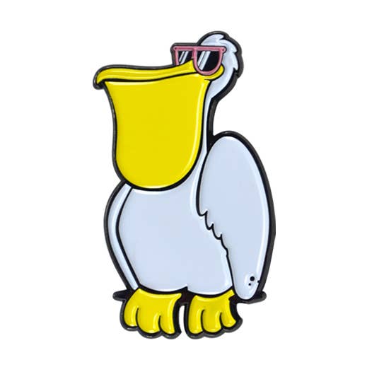 Pelican Enamel Pin for wholesale by Little Box Guy®