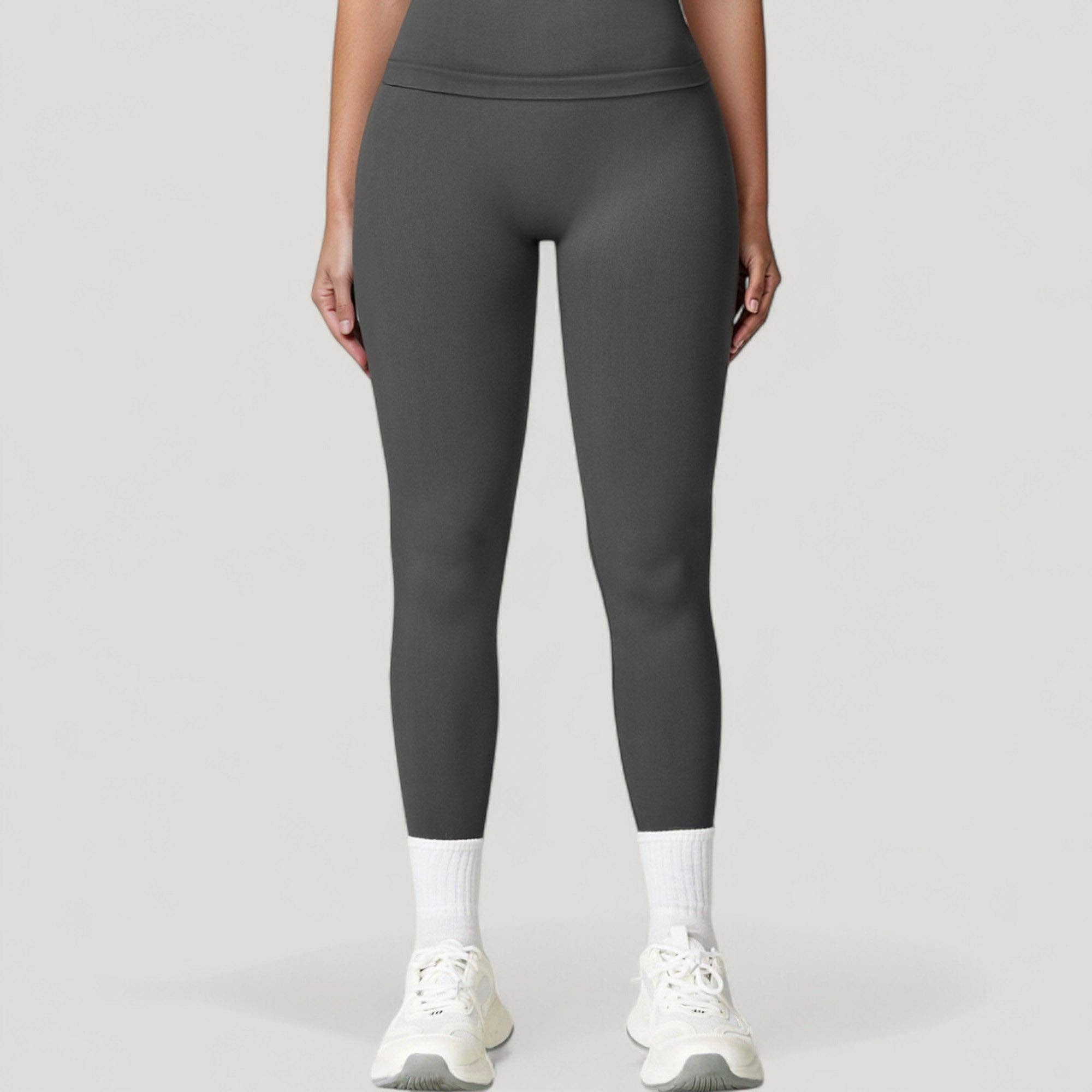 Active by Anna-Kaci – wholesale Athletic/lounge leggings – Women's – Seamless High Waist Compression Leggings with Sculpting Back3