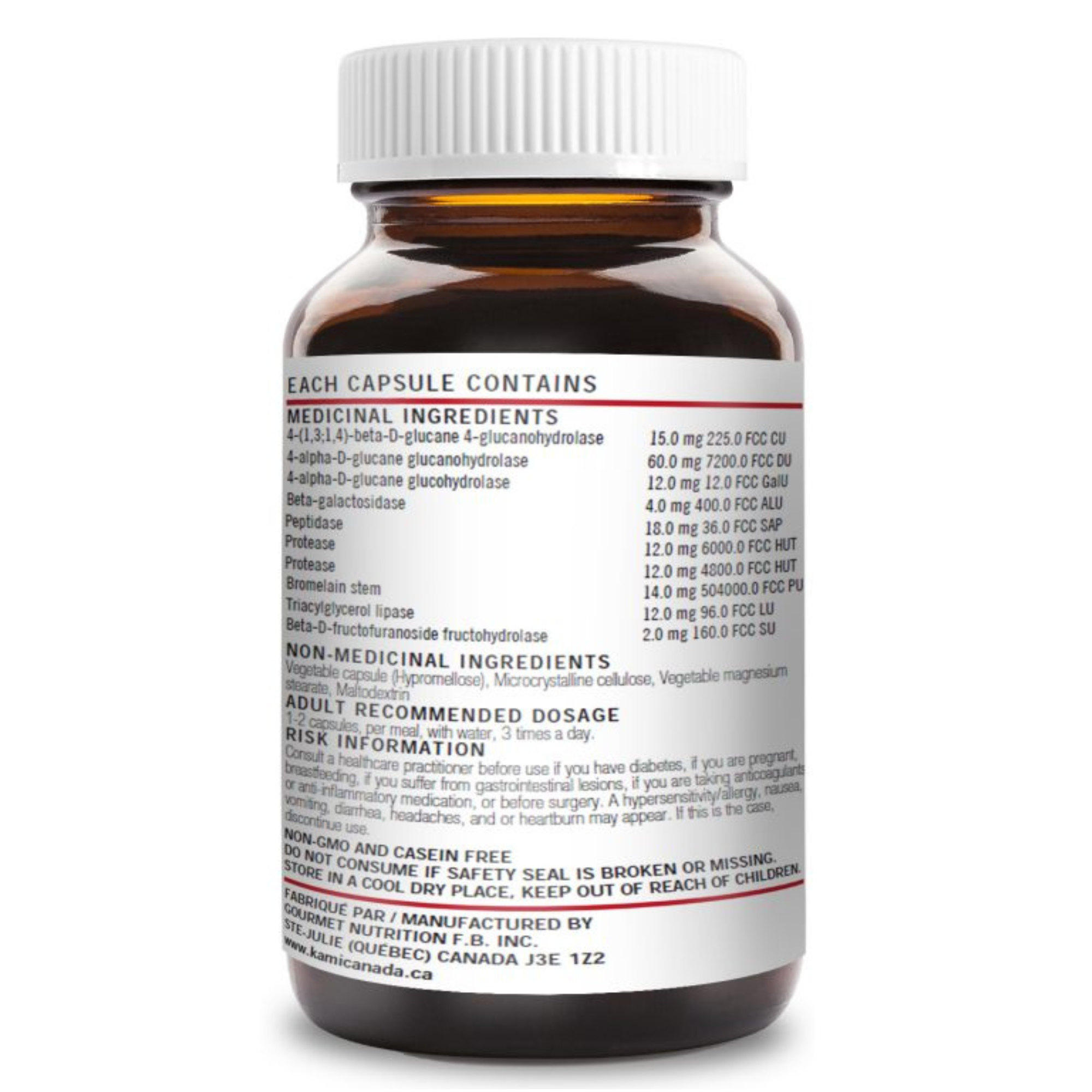 REMOVED BRAND - Wholesale Oral Supplement/Vitamin - Kamizym + | Digestion, Bloating & Intestinal Gas5