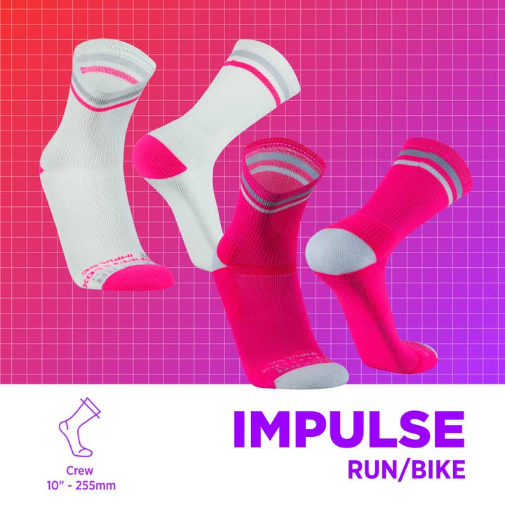 Antibakteriella Running Compression Socks Män & Kvinnor 2-Pack för wholesale av Silvera Nanotech