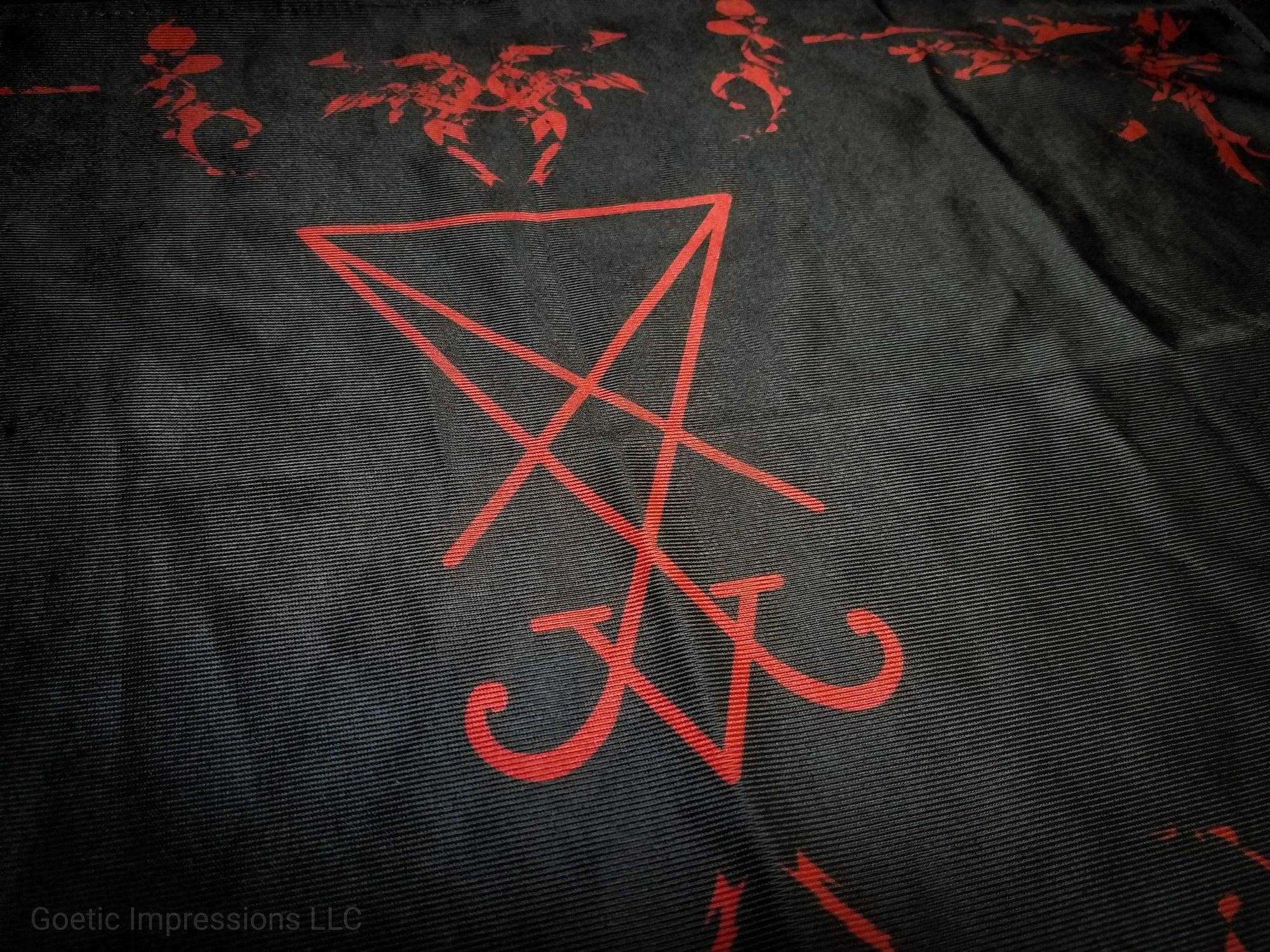 Goetic Impressions - Wholesale Tapestry/Textile - Lucifer Altar Cloth1