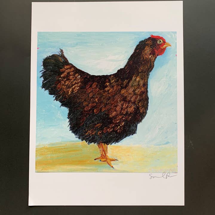 Poule en première position pour la vente par ZouZou's Basement