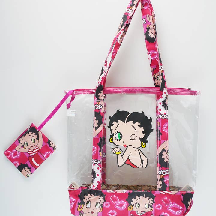 Dony Corp - Wholesale Tote Bag - Women's - Betty Boop Clear Tote Bag