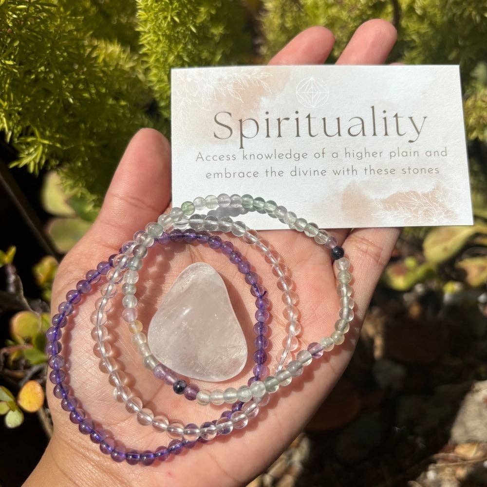 Earths Elements Wholesale - Wholesale Beaded Bracelet - Intentions Bracelet Set - 4mm Spirituality1