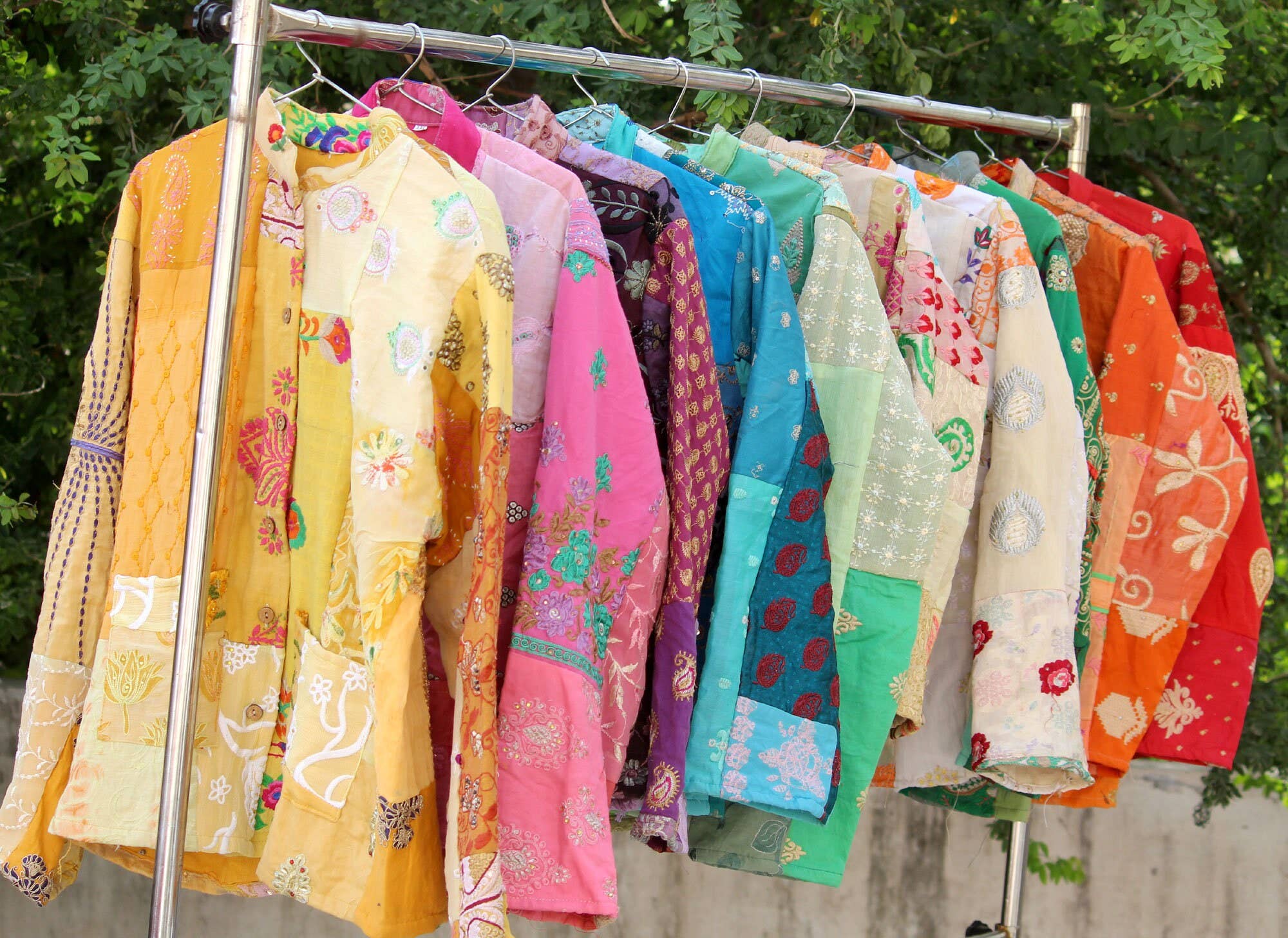 Bhawana Handicrafts - Wholesale Jacket - Women's - Handmade Cotton Patchwork Kantha Stitched Short Jacket3