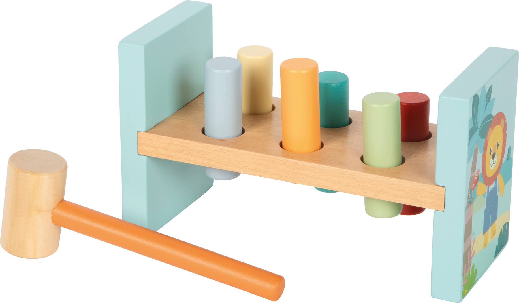 small foot - Wholesale Wood Toy - Kids - Pounding Bench "Jungle Friends" | Pounding Games | Wooden Toys3