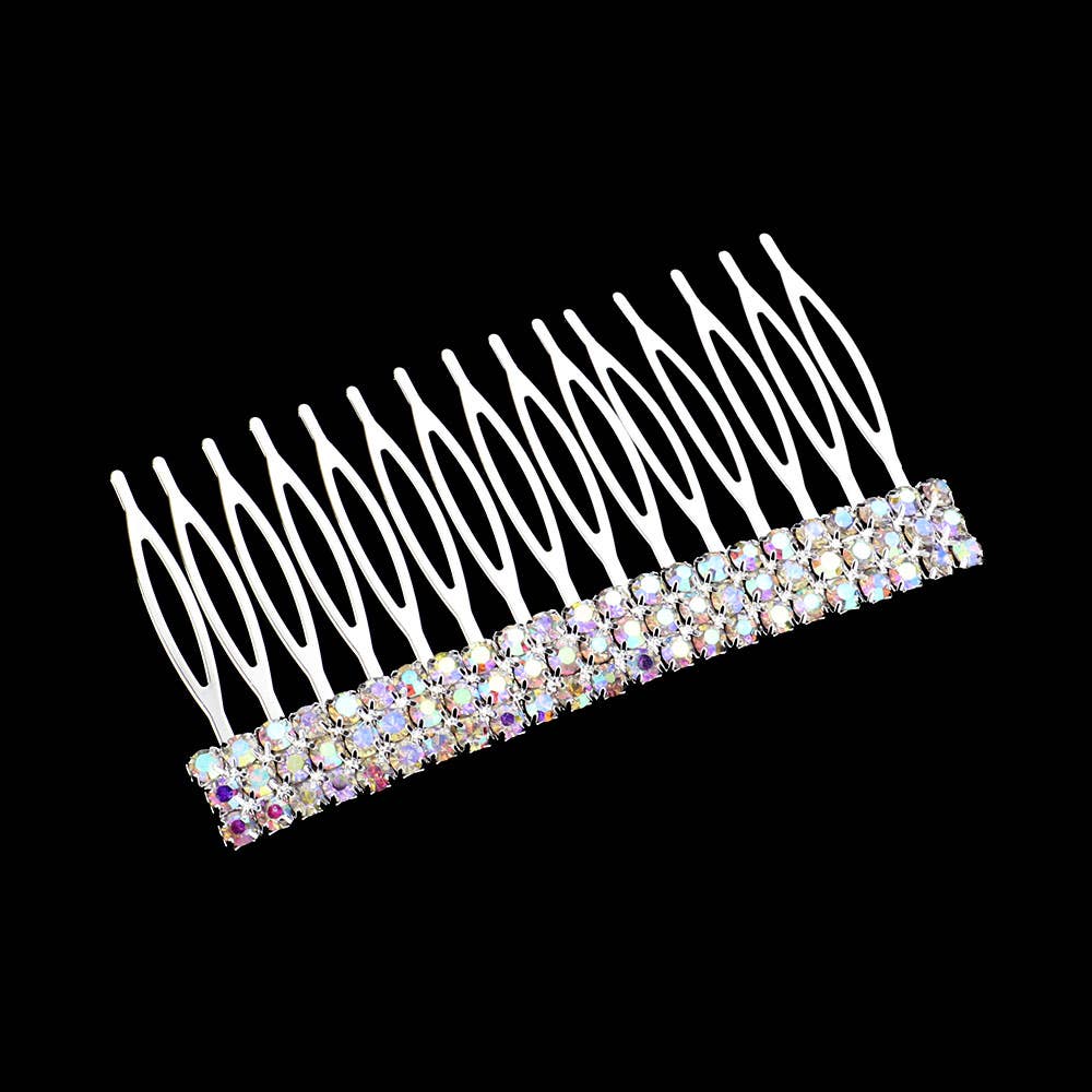 Sensibling Corp. - Wholesale Hair Pin - Crystal Rhinestone Pave Hair Comb3