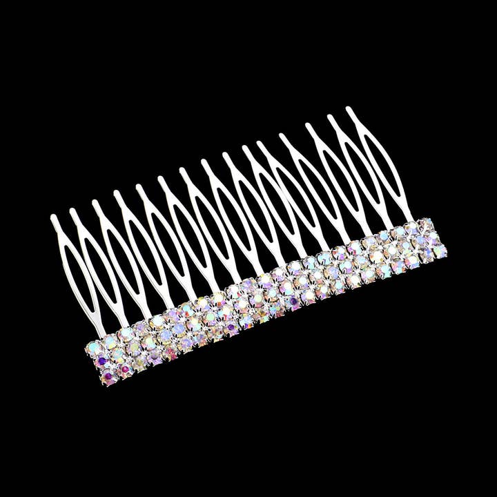 Sensibling Corp. - Vente Épingles à cheveux - Peigne à cheveux pavé en strass en cristal3