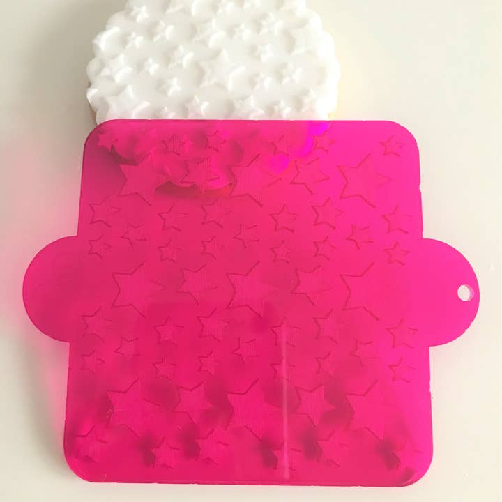 Stars Background Pattern Embosser for wholesale by Welshcrafter Design