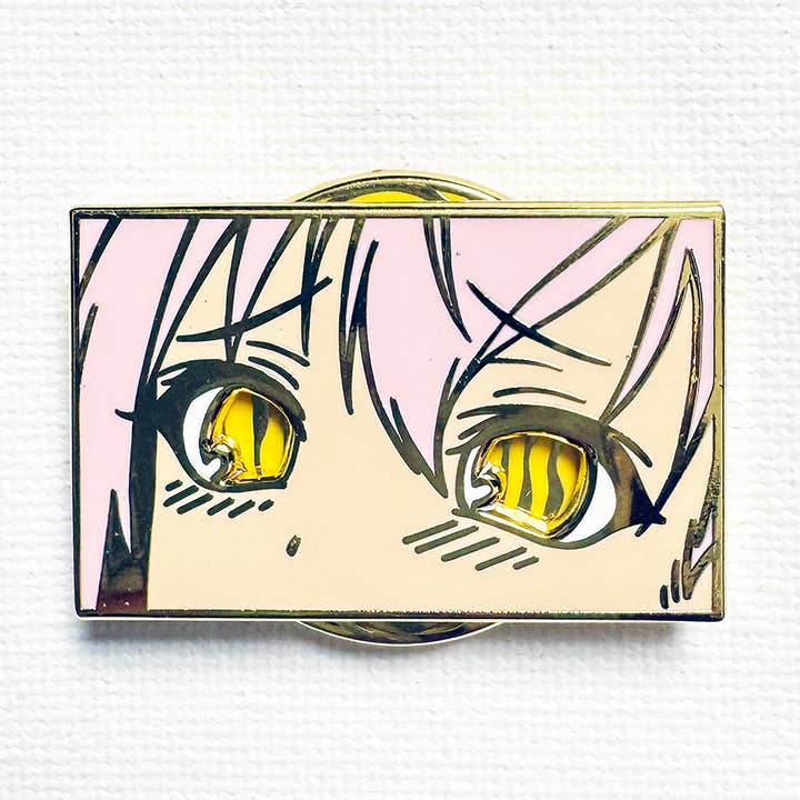 Hypno Eyes Deluxe Pin for wholesale by Strike Gently