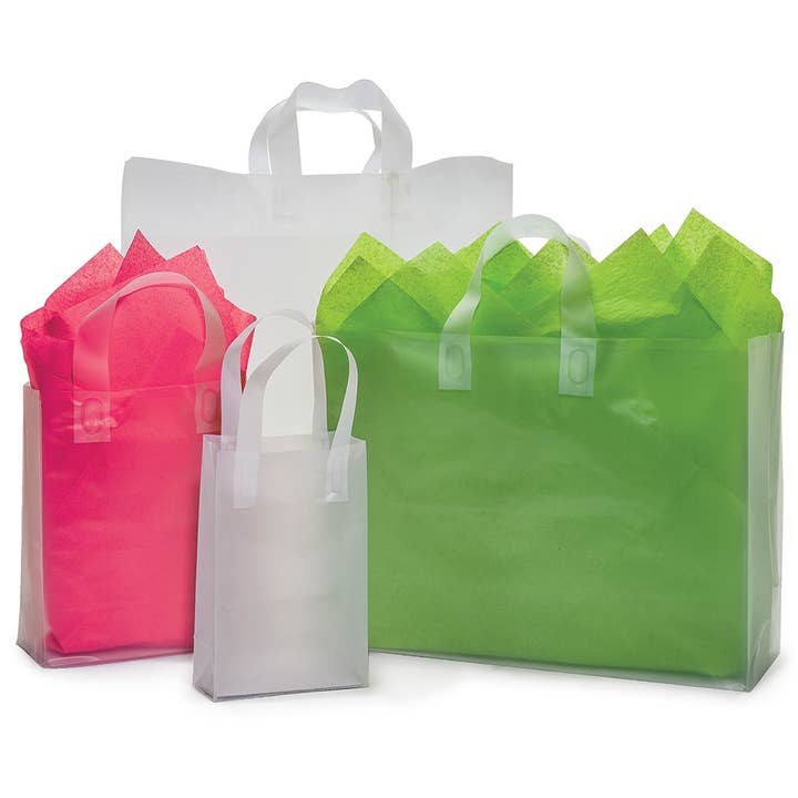 Nashville Wraps - Wholesale Gift Bag - Frosted Plastic Gift Bags