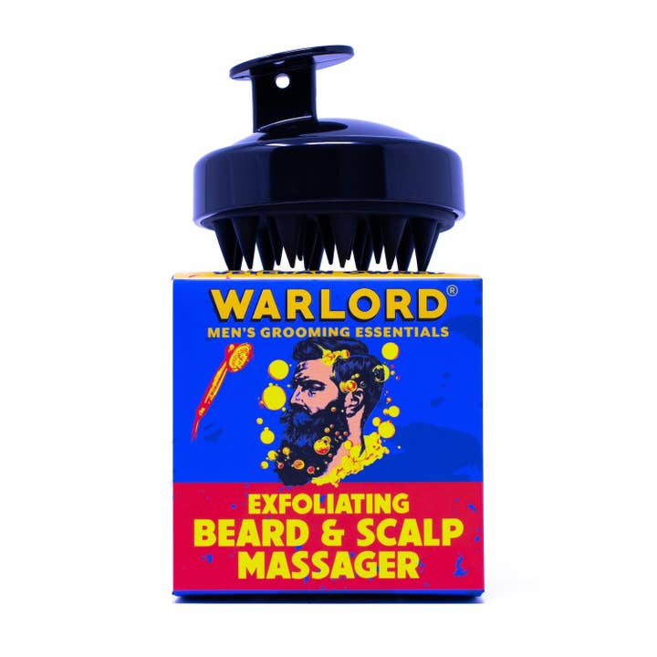 Warlord - Men's Grooming Essentials | Veteran Owned - Wholesale Head Scratcher/Massager - Exfoliating Beard and Scalp Massager3