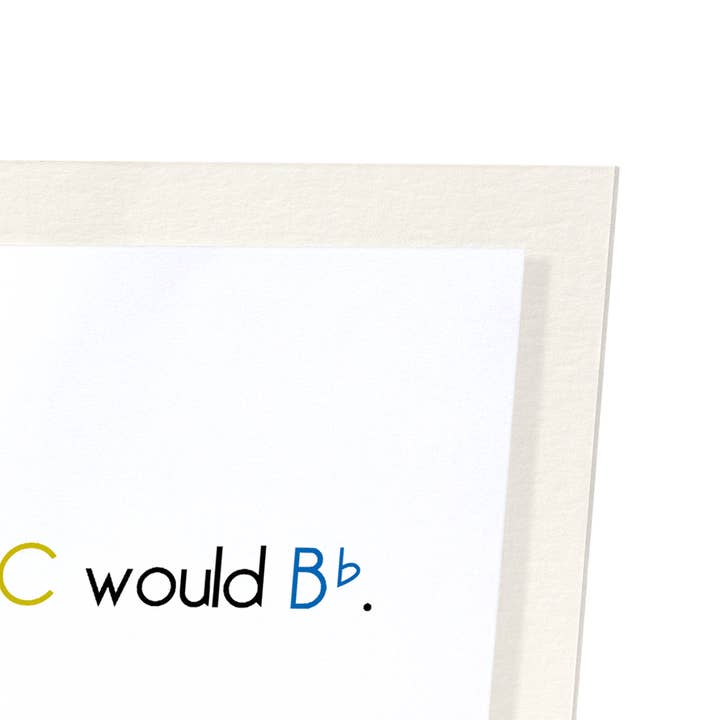 Ezen Trade – wholesale Art print – LIFE WITHOUT MUSIC WOULD BE FLAT: Art Print1