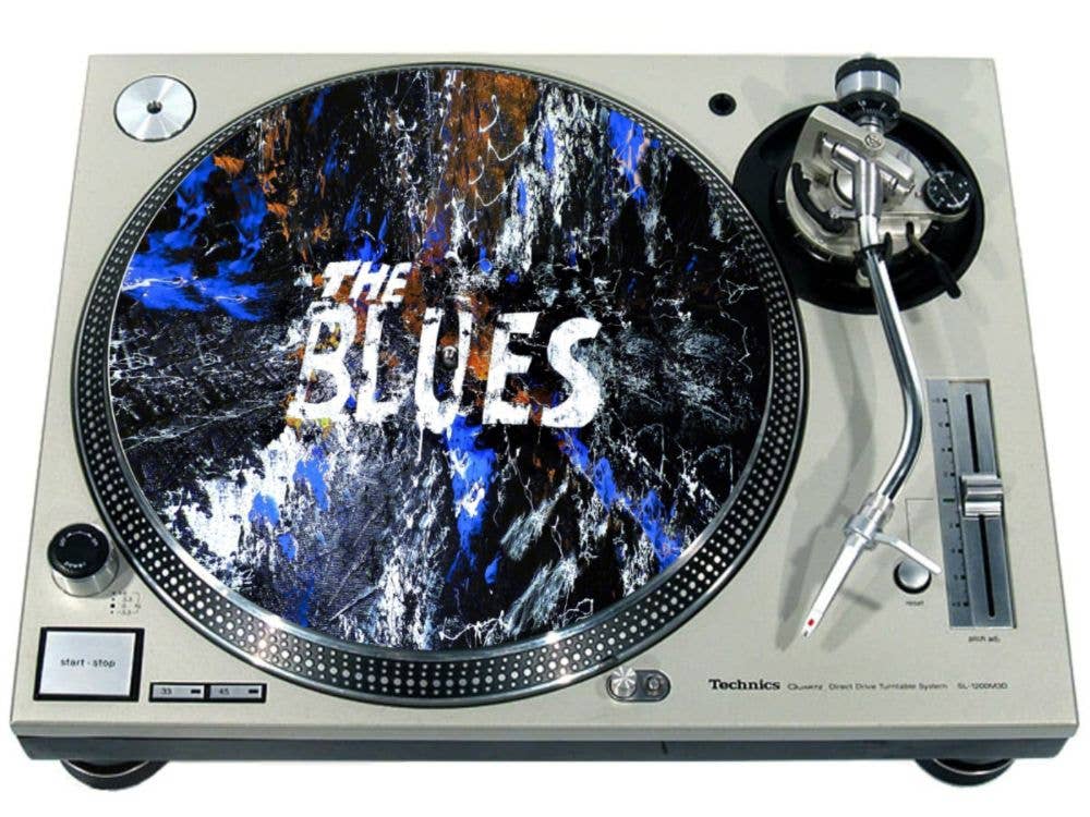 Phatmatz – Engroshandel Musiktilbehør – Slipmat 12"/ 7" til pladespillere - Blues 21