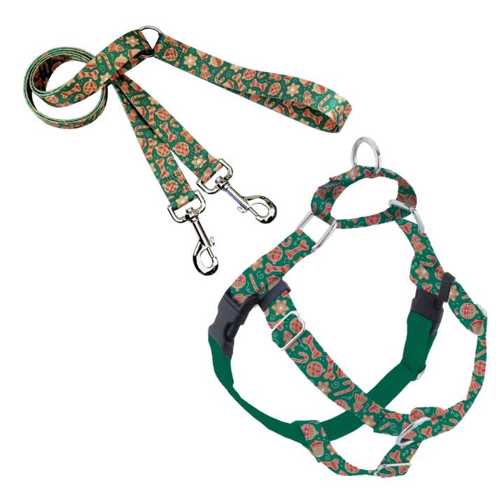 EarthStyle Holiday Cookies Freedom Hundegeschirr ohne Zugleine für den Großhandel von 2 Hounds Design