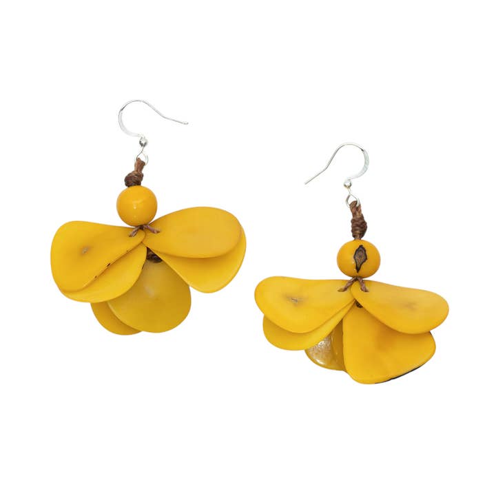 Alexandra Earrings for wholesale by Organic Tagua Jewelry