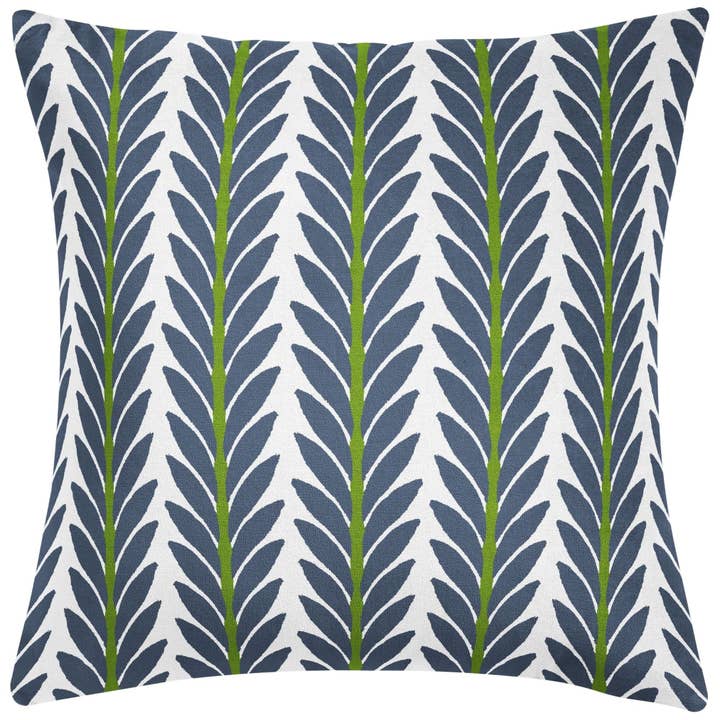 Frond Indigo Decorative Pillow for wholesale by Laura Park Designs