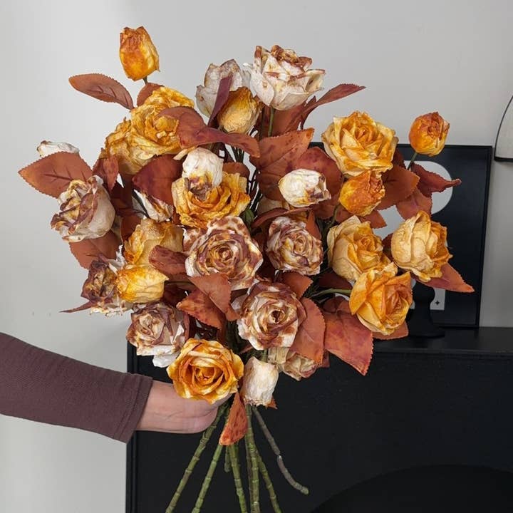 Vintage Autumn Oil Painting Burnt Rose_CWMM6514 for wholesale by ACCITY