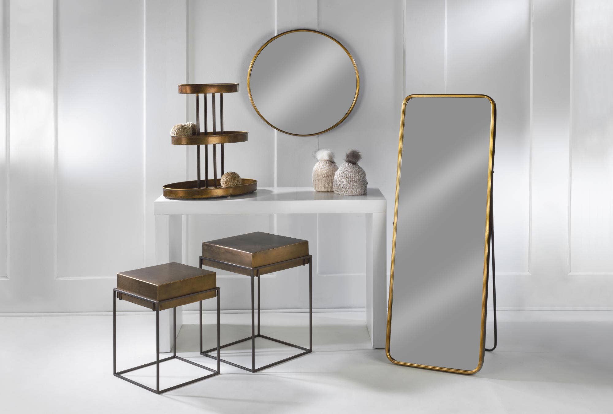 Tripar International - Vendita all'ingrosso Specchi da parete - Specchio da parete rotondo da 66 cm.5