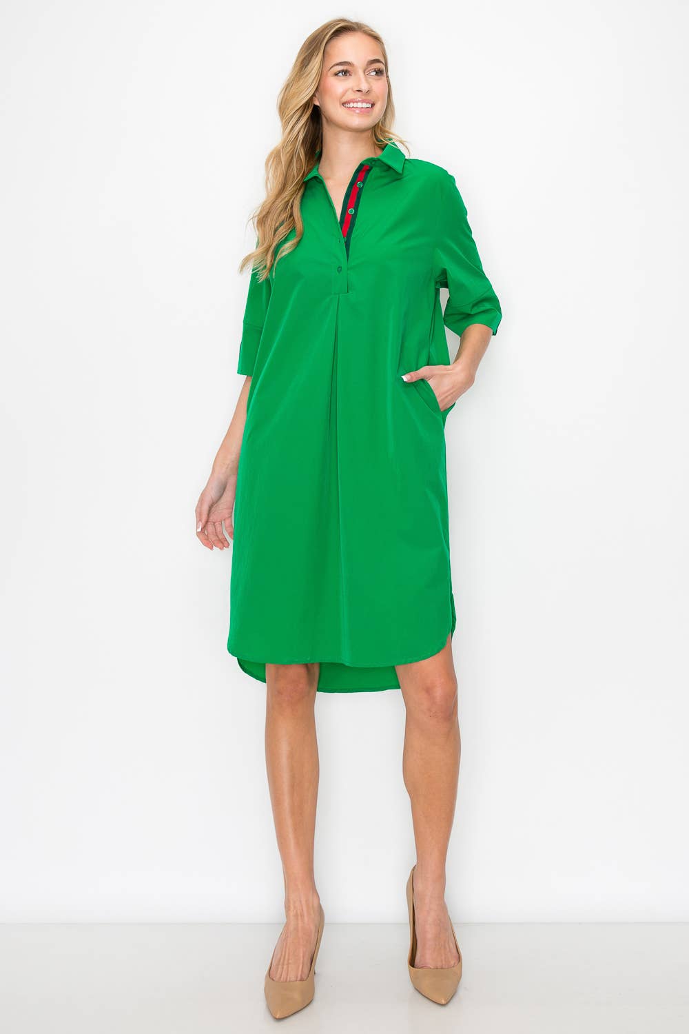 Joh Apparel - Wholesale Dress - Women's - Wendi Woven Tunic Dress36