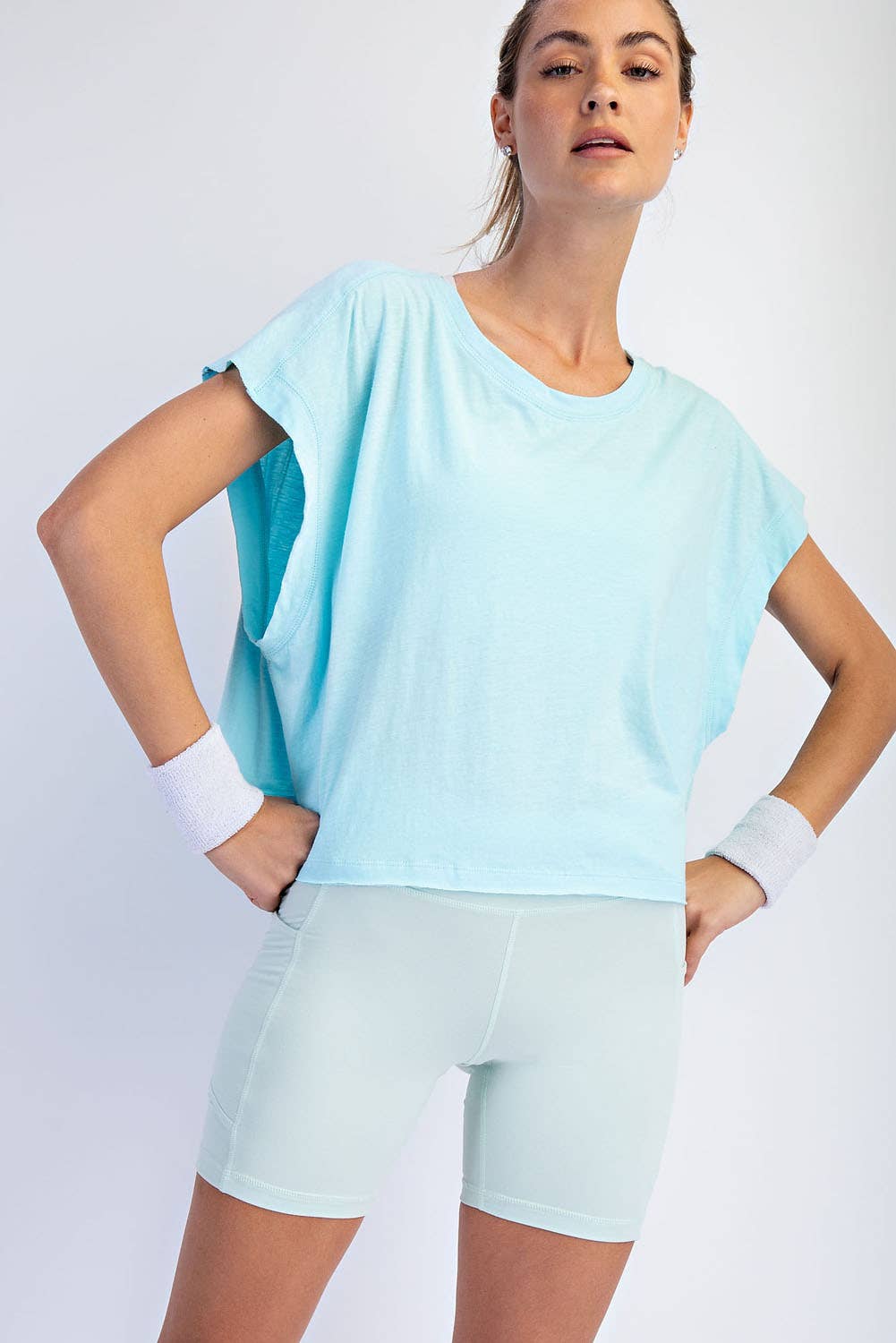 Rae Mode - Wholesale Shirt - Women's - COTTON SLUB OPEN BACK TOP37