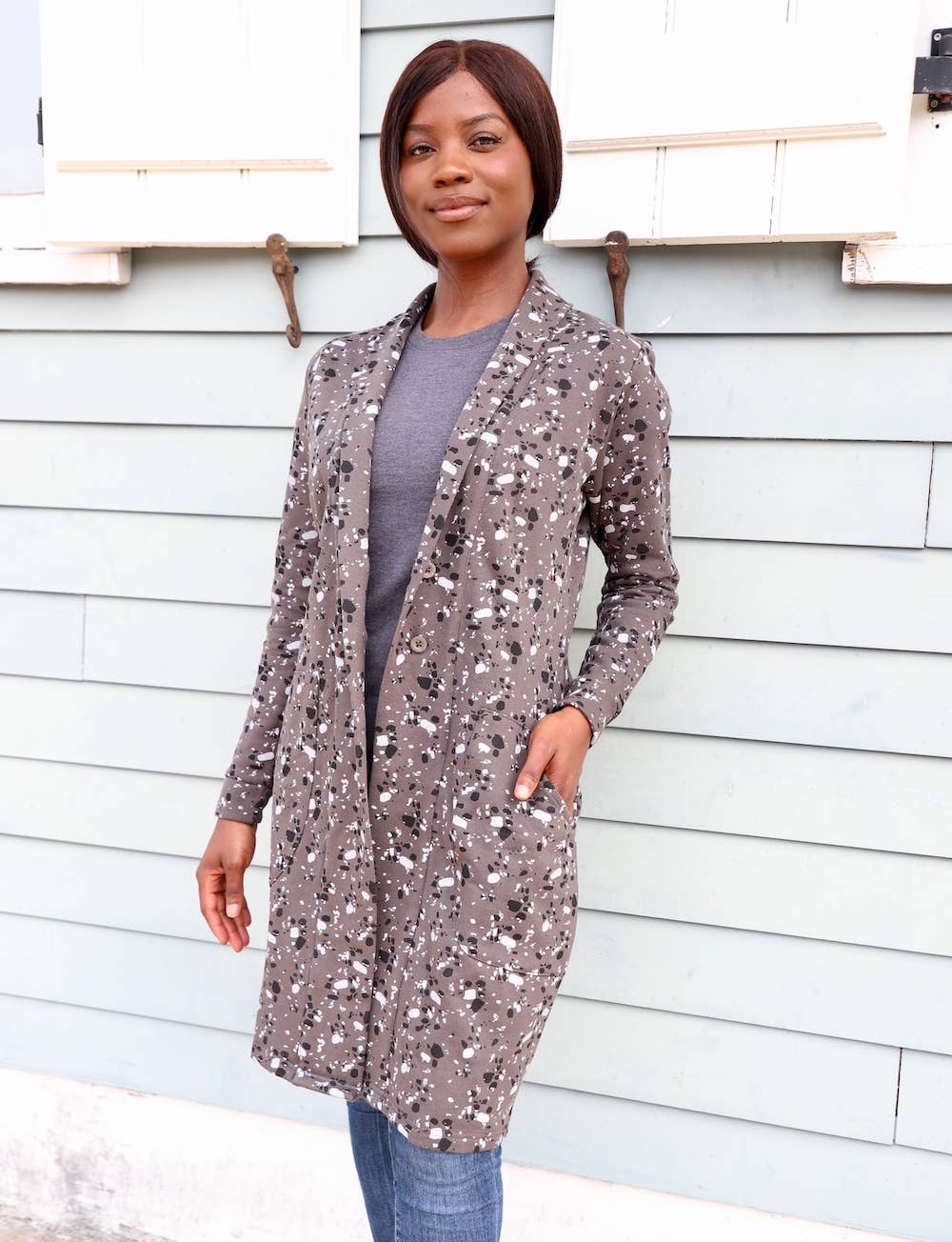 Passion Lilie - Wholesale Coat - Women's - Terrazo Organic Coat1