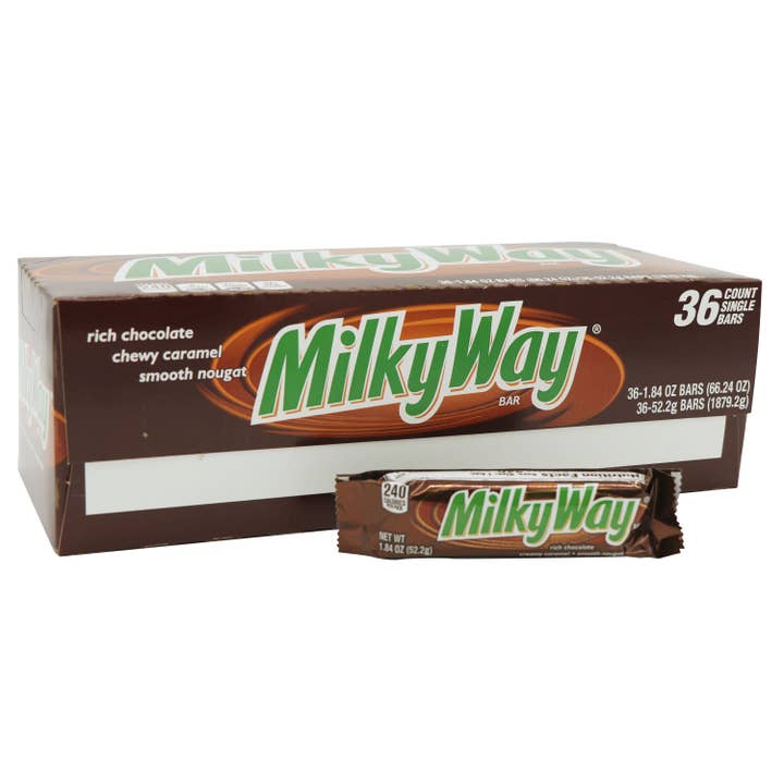 Grandpa Joe's Candy Shop - Wholesale Chocolate Bar - Milky Way, 1.84oz, 36ct Case