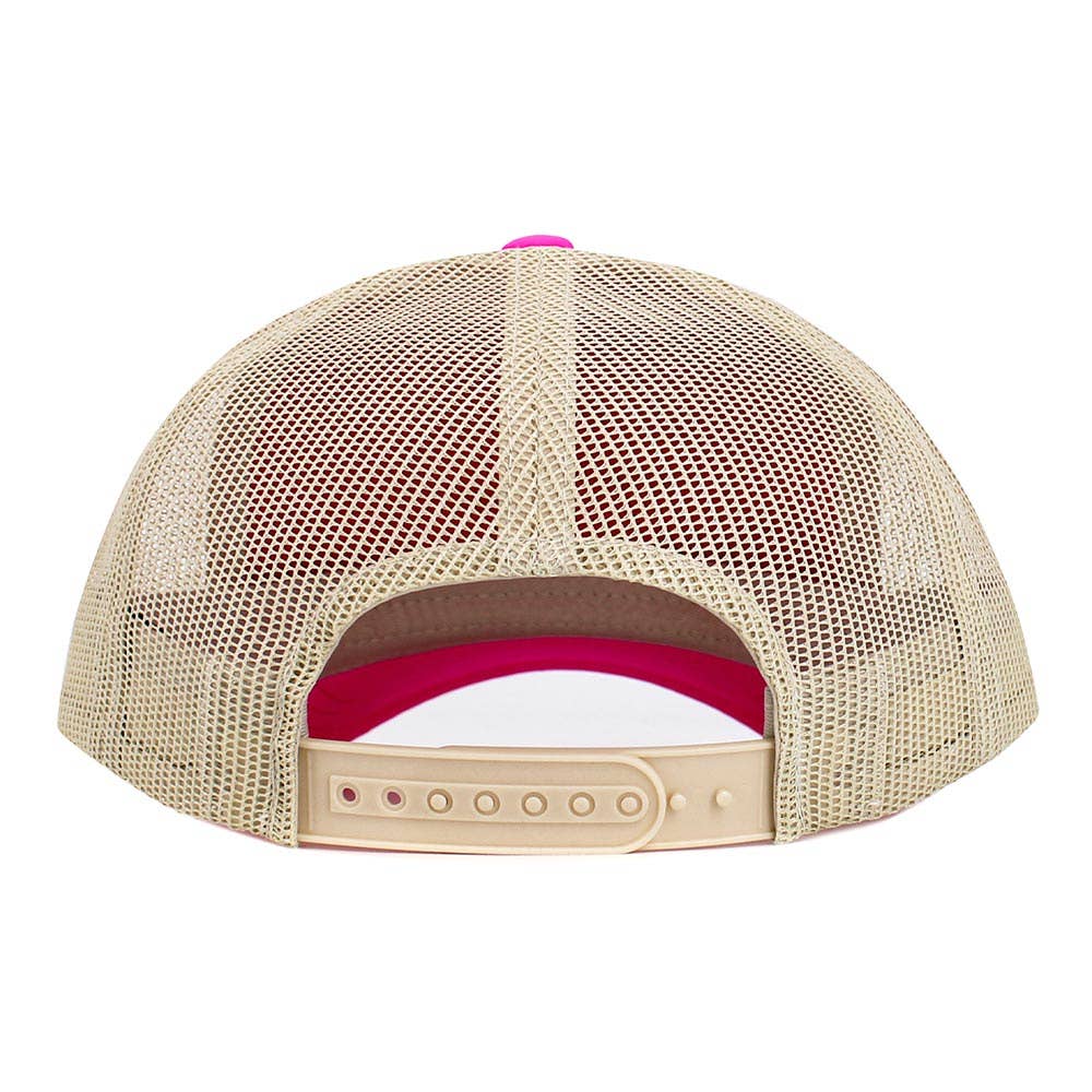 Sensibling Corp. - Wholesale Truckerpet - Dames - Effen tweekleurige truckerpet met mesh achterkant14