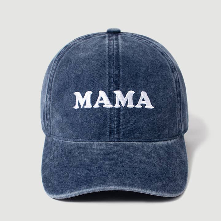 David And Young - Wholesale Baseball Cap - Women's - MAMA Print Baseball Hat