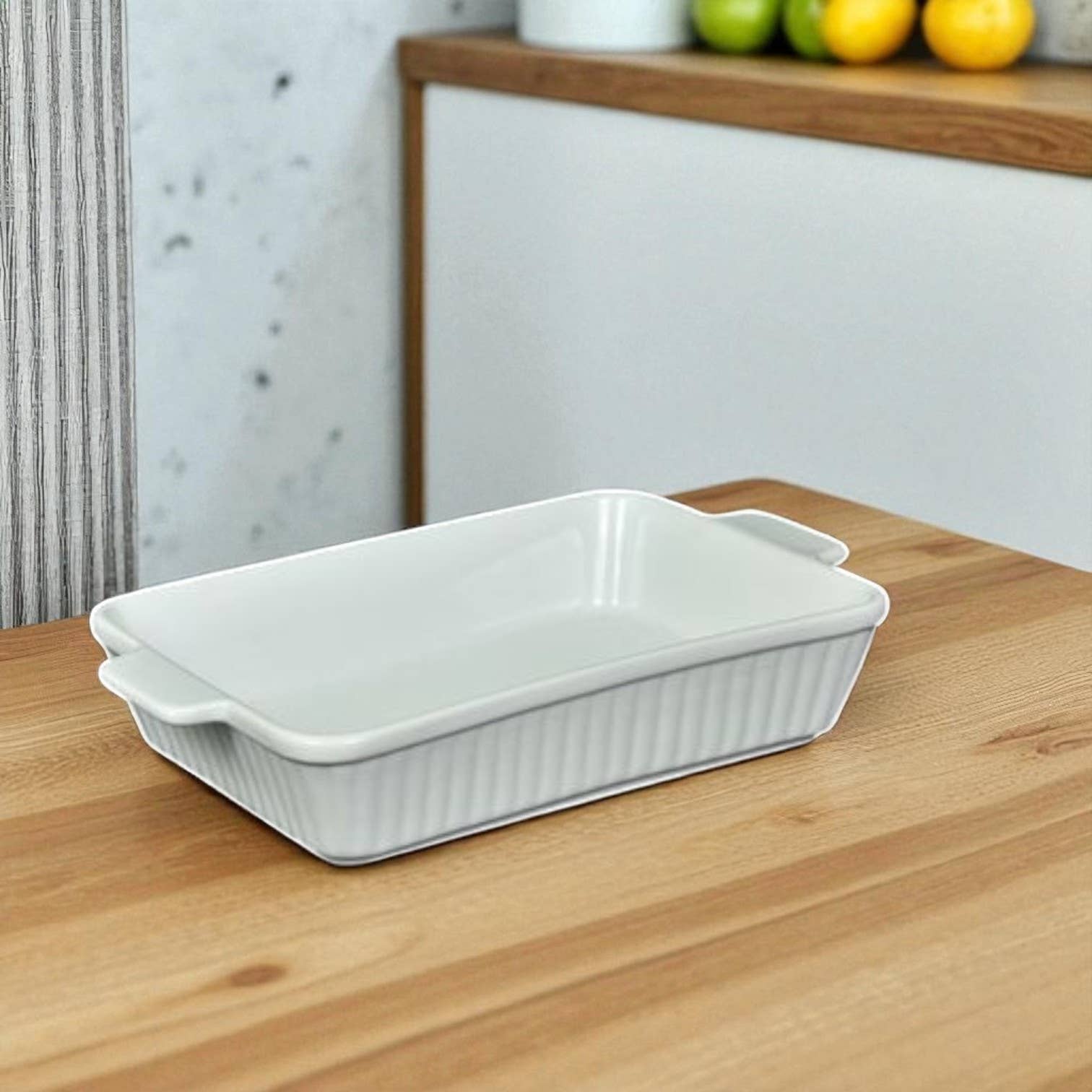 Gourmet Edge - Wholesale Baking Dish - Rectangular Baking Dish – White1