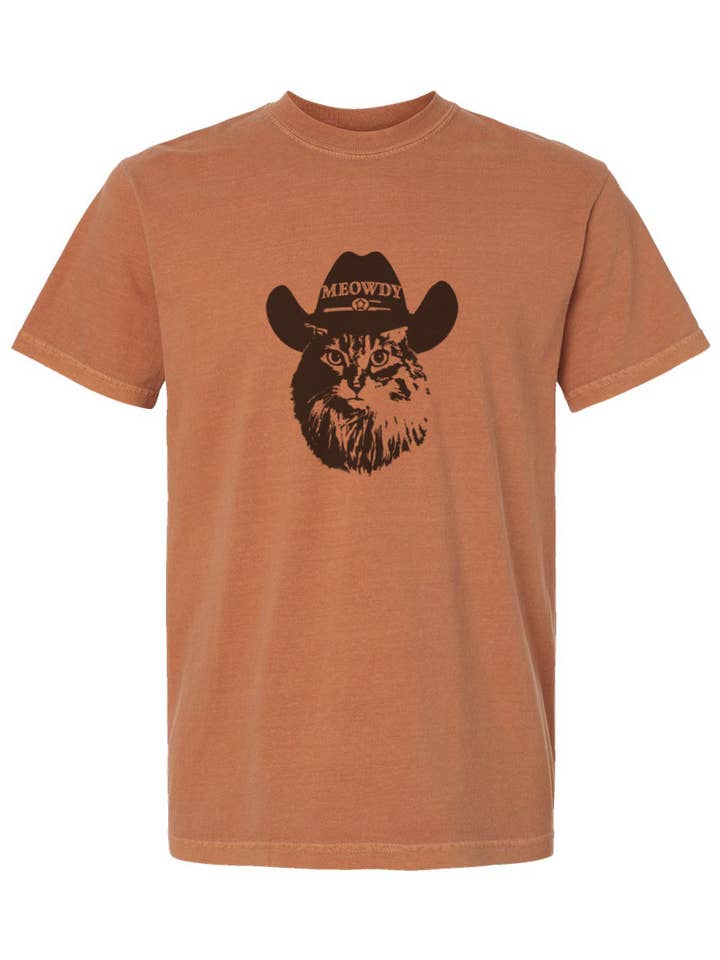 Meowdy Western Kat Voksen CC T-shirt for engroshandel hos Made of Mountains