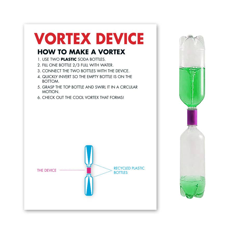 Copernicus Toys - Wholesale Toy Set - Kids - Vortex Device | Compact Curiosities Tornado Science Demo1